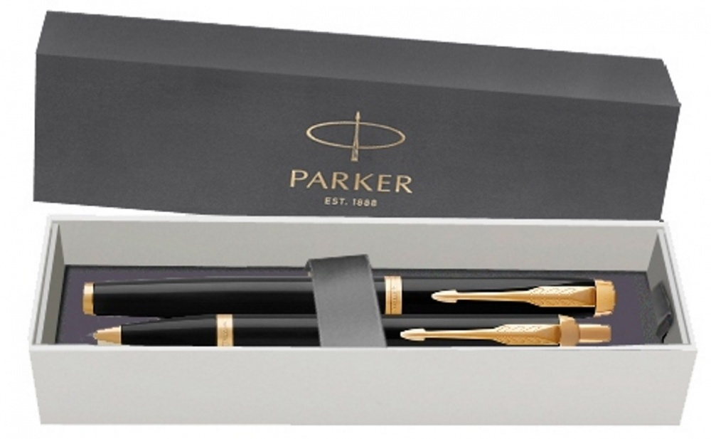 Набор Parker: Перьевая и Шариковая ручка Parker IM Core Black GT