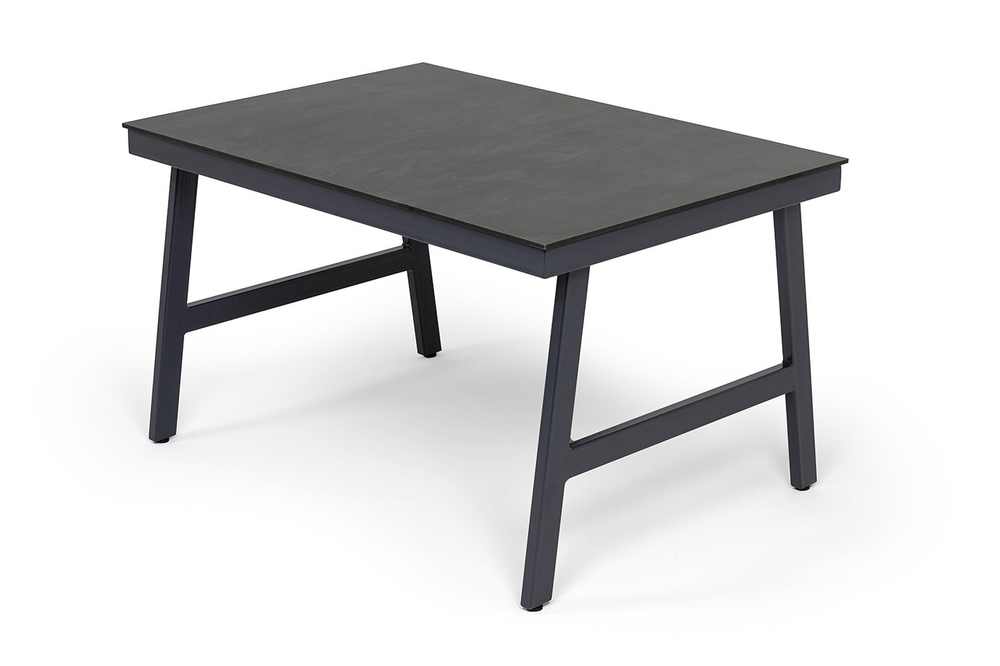 "Рио" стол из HPL 130х90см, цвет столешницы "серый гранит"