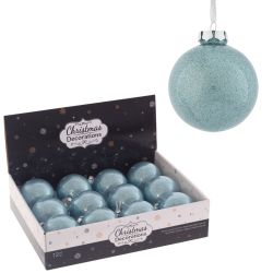 GAEM Набор из 12шт Украшение новогоднее "Шар", D 8 см, L35 W27 H8,5 см