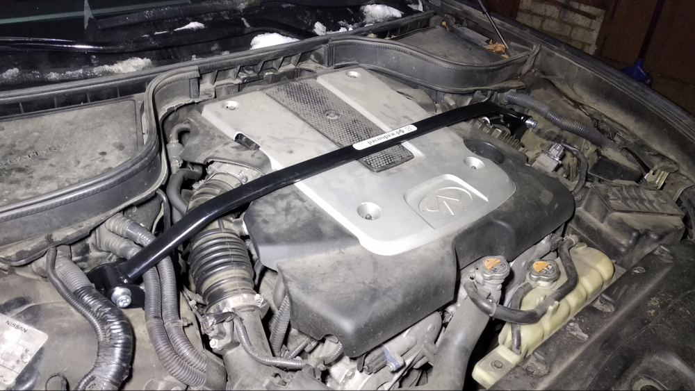 Распорка передних стоек Infiniti G 4 (IV-ого поколения) (ПОД ЗАКАЗ)