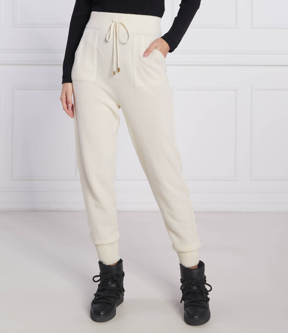 Хлопковые трикотажные штаны TWINSET - белый(222TT3353)