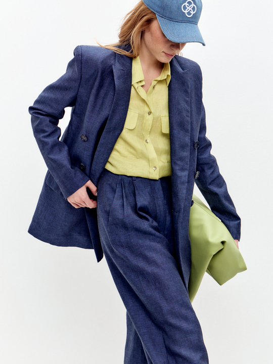 Льняные брюки