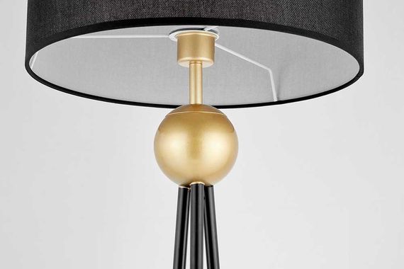 Торшер Lumina Deco Belforte LDF 5527 GD+BK