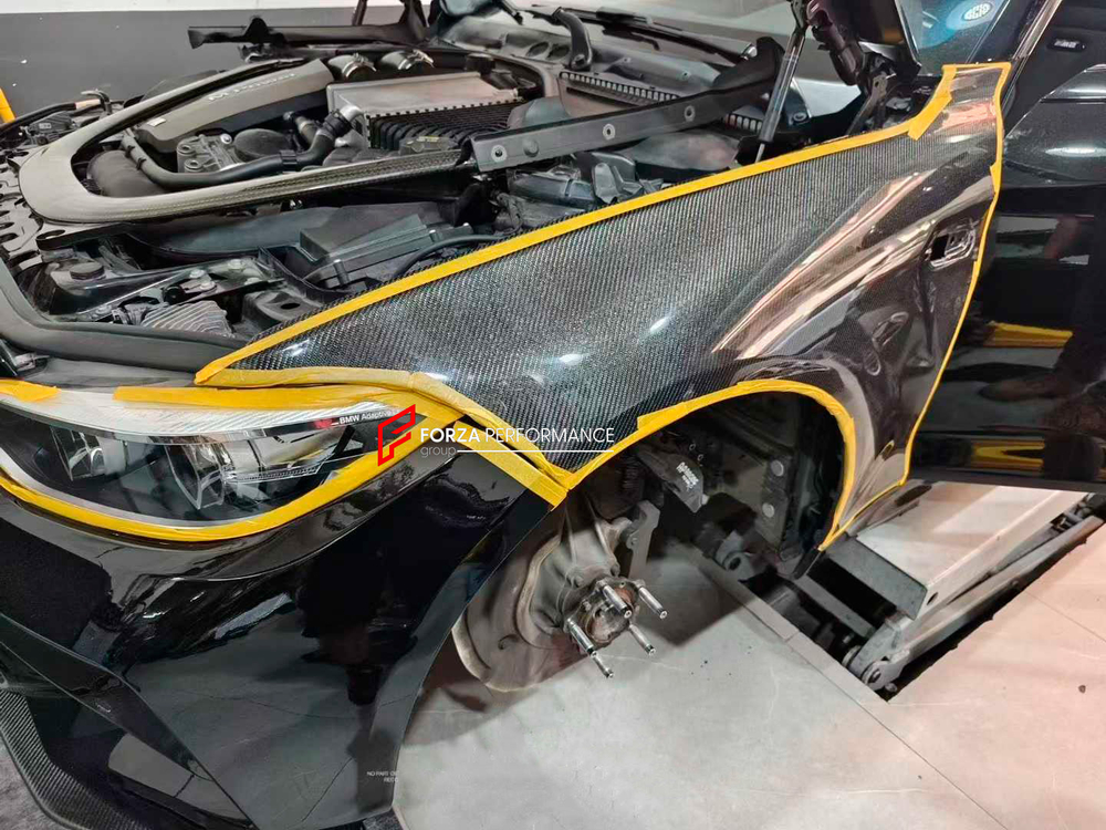 Карбоновые передние крылья для BMW M2 Competition F87 2015-2021 БМВ тюнинг