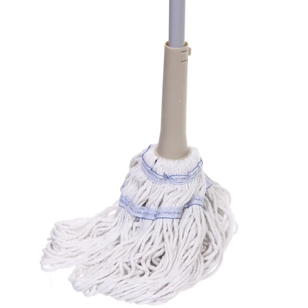 Швабра отжимная с насадкой из микрофибры ручка 120см