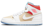Кроссовки Jordan Air Jordan 1 Mid Sesame (Женская размерная сетка)