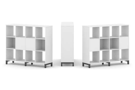 Style Project Набор стеллажа 2-х сторон., 3 яр. SN.NSD-341  1488*400*1248