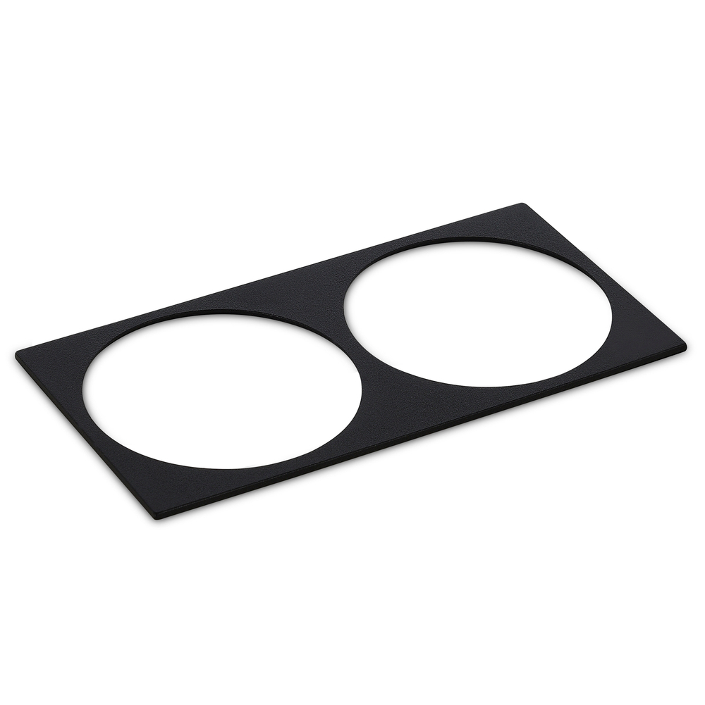 Декоративная  двойная рамка для светильника DL20761,  175х89х2.5,  черная