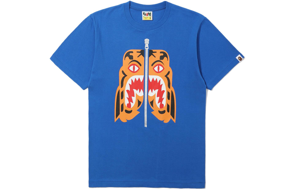 A Bathing Ape Bathing Ape Tiger Cotton T Shirt