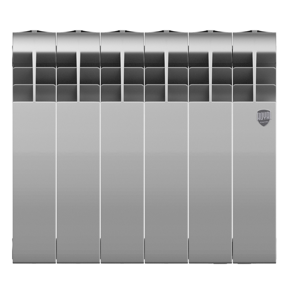 Радиатор биметаллический Royal Thermo BiLiner 350 Silver Satin 6 секций