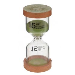 GAEM Часы песочные (15 мин.), L4,5 W4,5 H10 см, 4в.