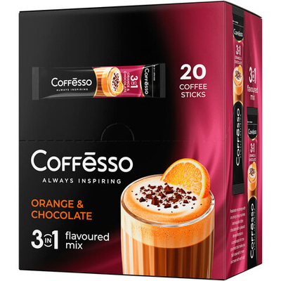 Кофе растворимый Coffesso Апельсин и шоколад 3в1 Х20 2186