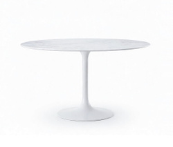 Стол обеденный белый Tulip Marble