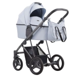 Коляска 2 в 1 Bebetto FLAVIO 07 (голубой) серая рама