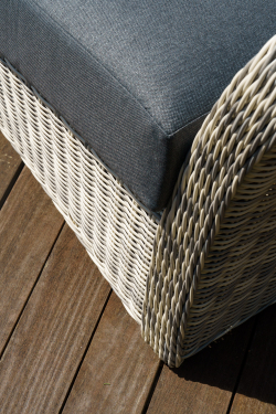 3-х местный диван из искусственного ротанга ВЕНЕЦИЯ (цвет: серый)