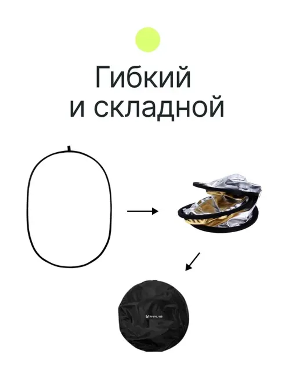 Отражатель 5в1 Raylab RF-02 100x150см