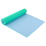 Коврик для йоги 173 х 61 х 0,6 см, двухцветный, цвета микс (черный)