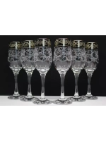 Бокалы для шампанского 6 штук Абстракция