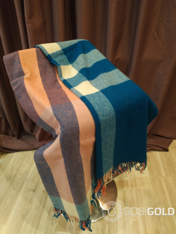 Плед из 100% овечьей шерсти 150x200 см. (MONGOLTEXTILE) - MT138