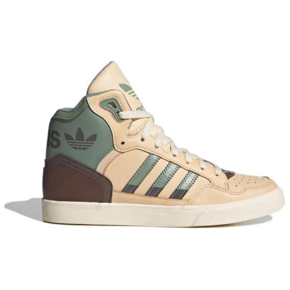 Кроссовки adidas originals EXTABALL для скейтбординга, высокие кроссовки Коричнево-зеленые Унисекс