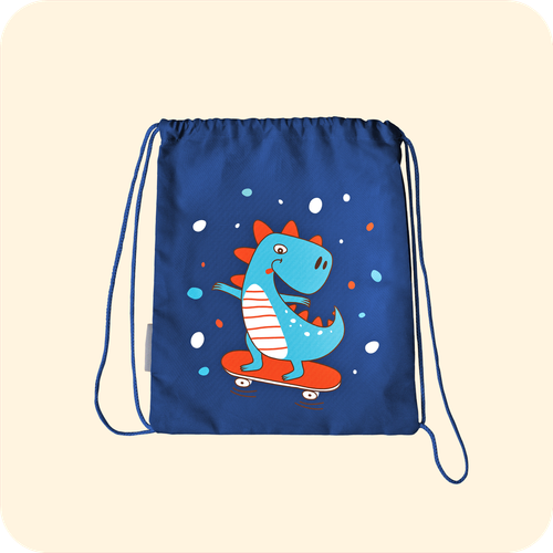 Мешок для сменки. Динозавр