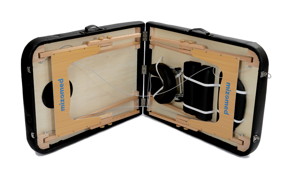 Массажный складной стол Mizomed Standart 2 черный