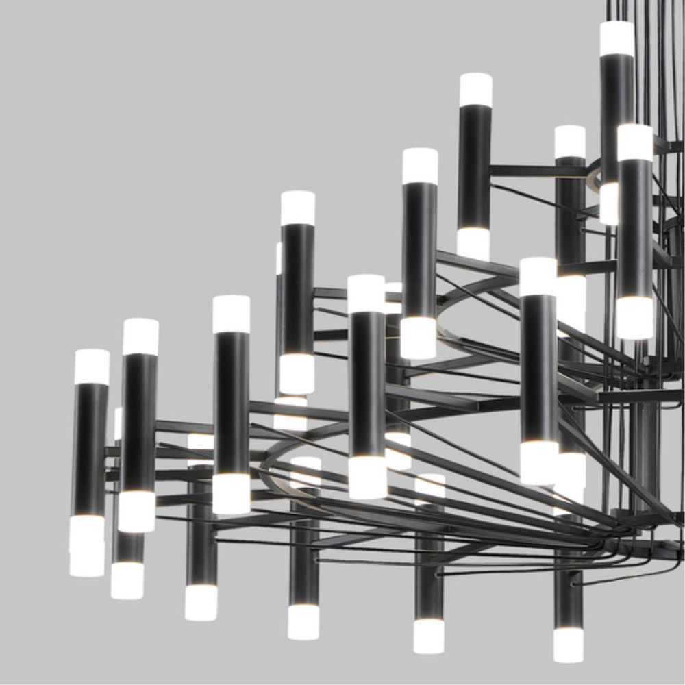 Подвесная светодиодная люстра Arte Lamp EMPIRE A2482SP-84BK