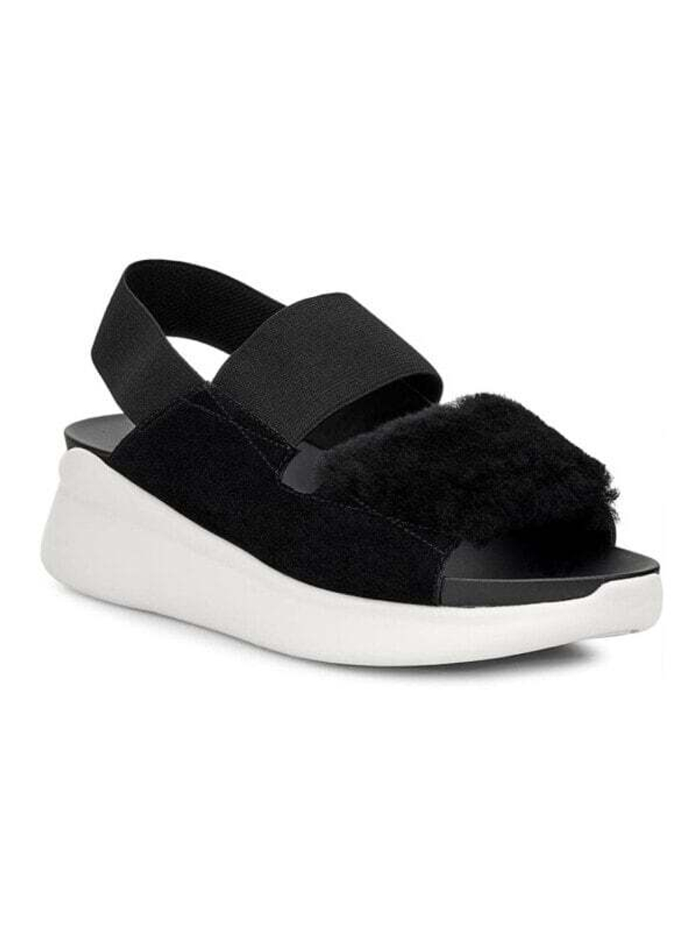 UGG Silverlake Черно-белые сандалии для женщин