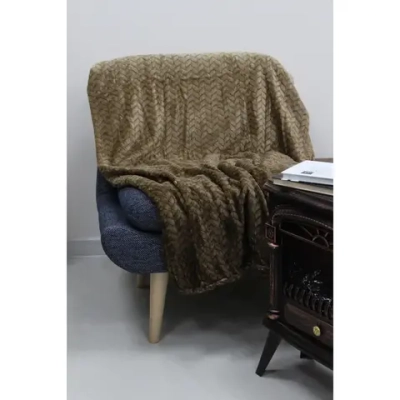 Плед 150*200 см «ARIADNA», цвет золото, микрофлис, 260 гр/м²