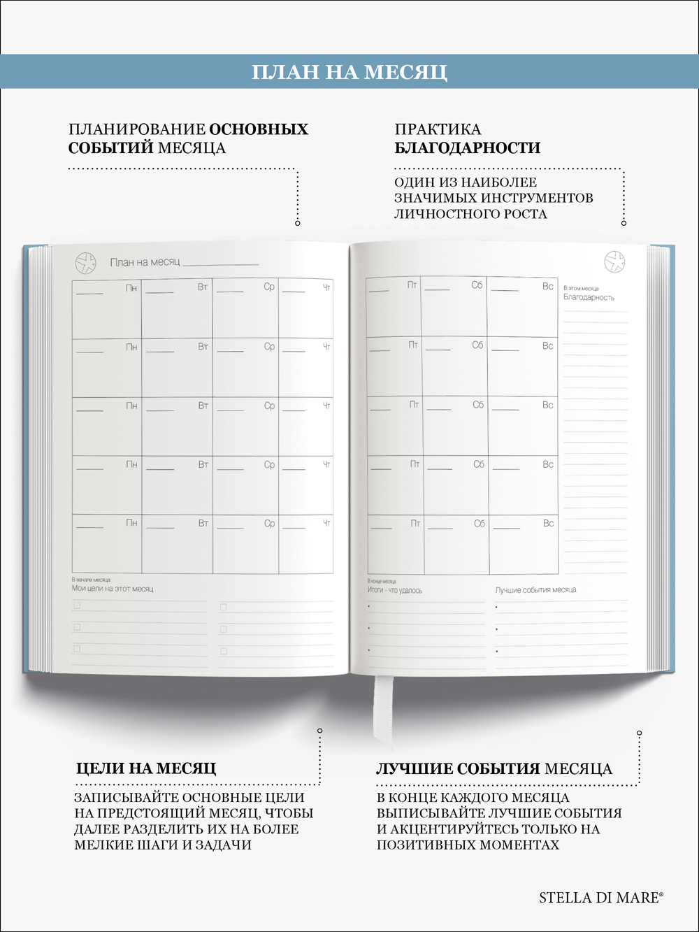 Ежедневник Stella Classic Pure