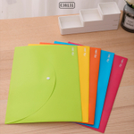 Папка-конверт на кнопке DELI "RIO" однотон, А4, 0,18 мм, ассорти