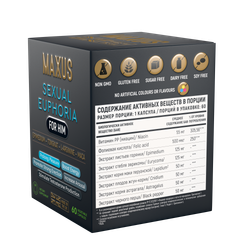 MAXUS Sexual Euphoria for him - БАД Сексуальная Эйфория для него, 60 капсул