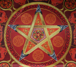 Магическая скатерть "Викка Огненная Звезда Волшебная Сила Огня" (малая)