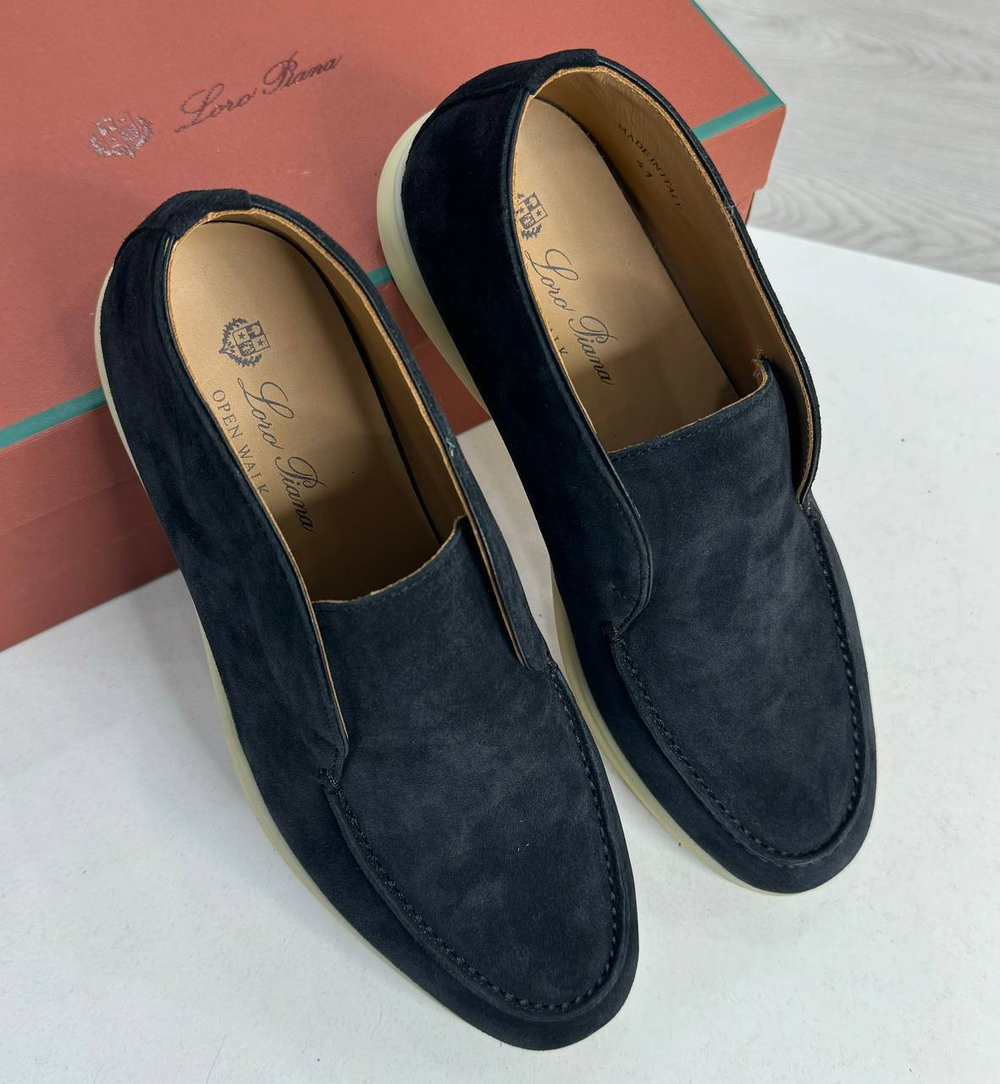 Лоферы Loro Piana с меховой стелькой