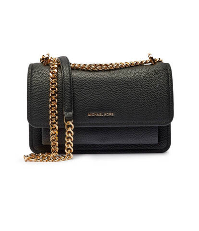 Кожаная сумка через плечо Michael Kors - черный(30T4GC7L3T)