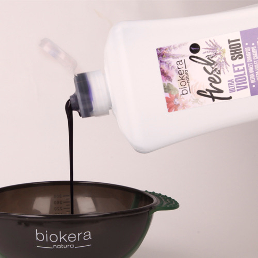 Тонирующий шампунь Ultraviolet Shot Biokera Fresh Salerm