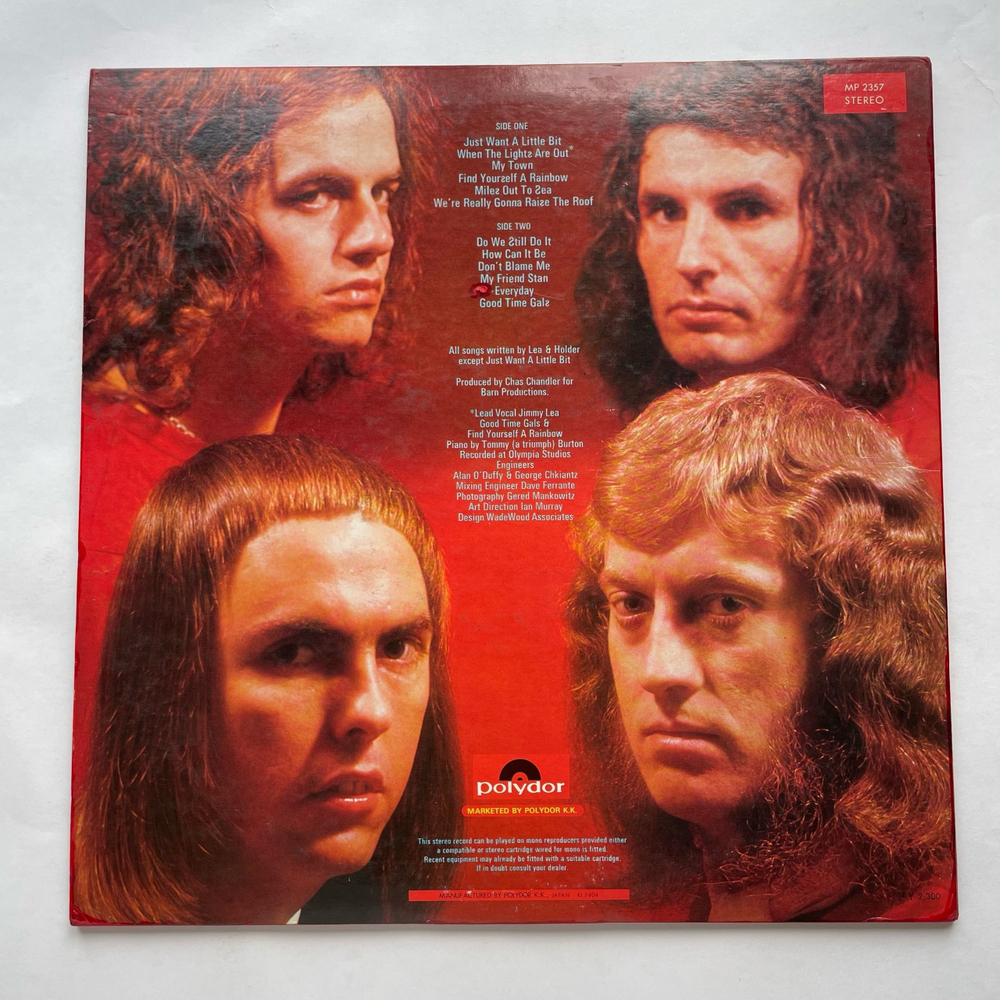 Винтажная виниловая пластинка LP Slade Old New Borrowed And Blue (Япония 1974) (Без Оби)