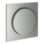 Накладка для светорегулятора поворотно-нажимного, S70 (сталь)