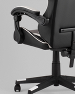 Кресло спортивное TopChairs Shadow черно-белый