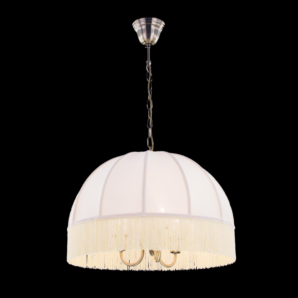 Citilux Базель CL407131 Люстра подвесная с бежевым абажуром