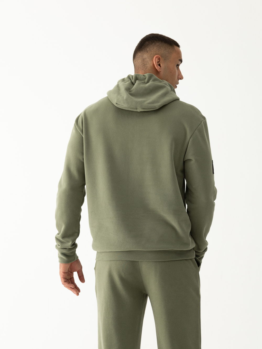 Костюм мужской спортивный (без начеса). Олива