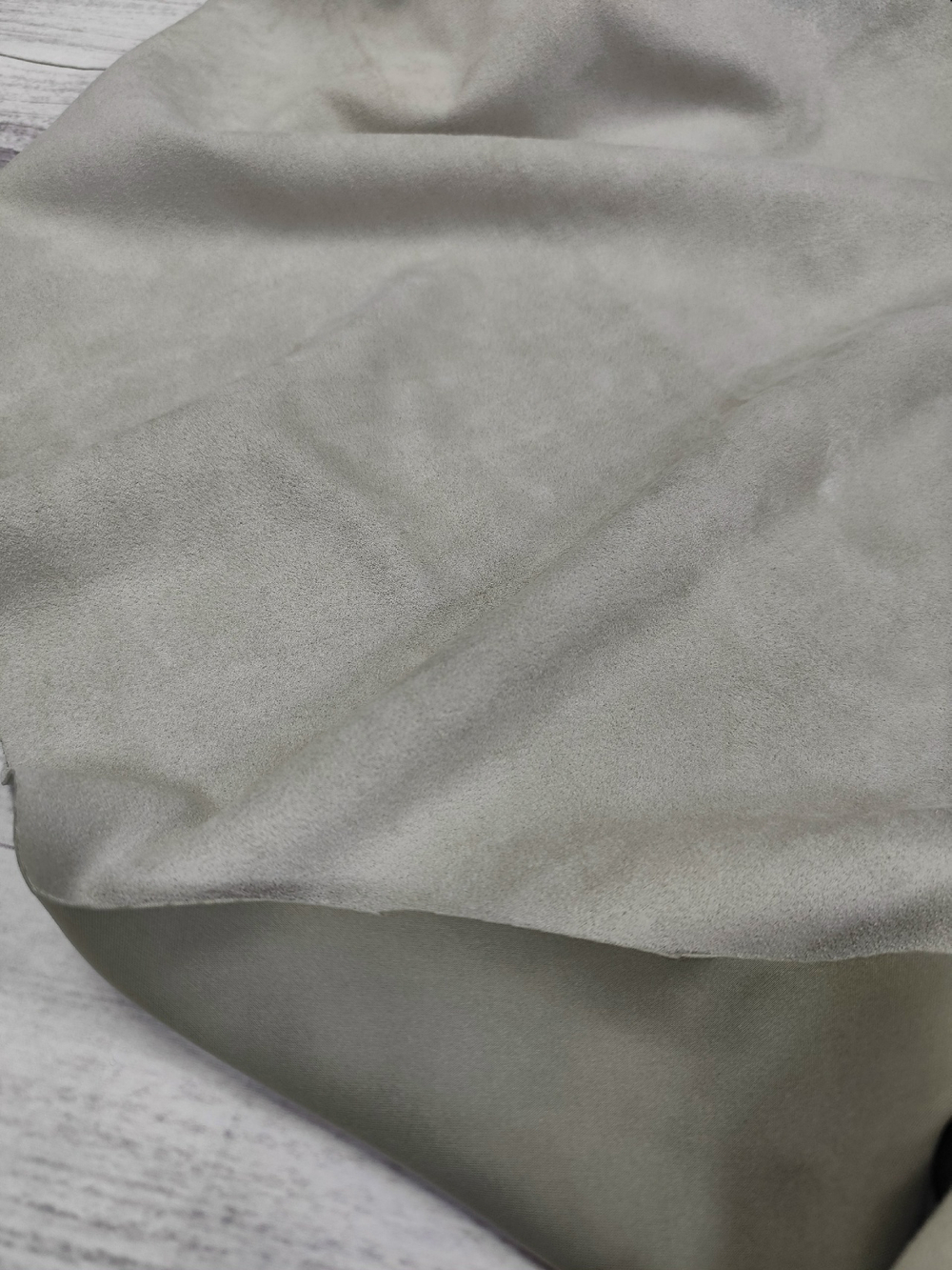 Замша иск. (скуба)/ 310 Св. серый