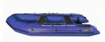 Лодка ПВХ X-River Rocky 415 НДВД + усиленное дно и баллон, синий/фурнитура черная