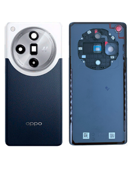 Задняя крышка для Oppo Find X7 синяя (Blue) со стеклом камеры
