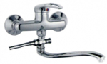 Смеситель для ванны и раковины 35к F2139-B FRAP с отв (S-излив, хром, силумин)