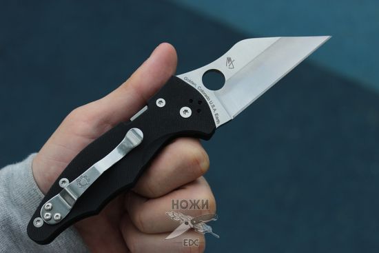 Складной нож Spyderco Yojimbo 2 C85GP2 c клинком из стали CPM-S30V, рукоять G10