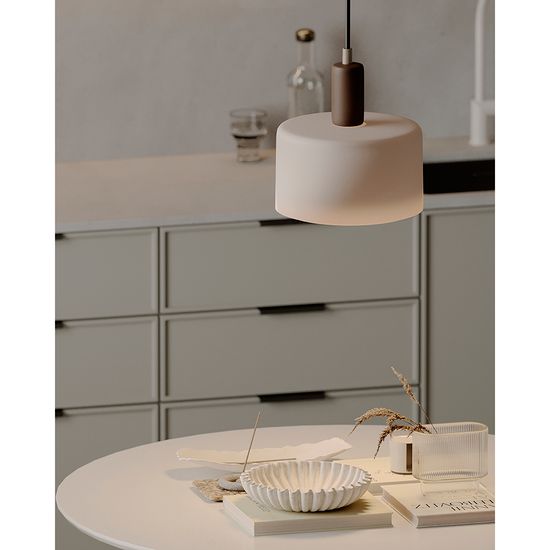 Светильник подвесной juko, D28х32 см, вишневый