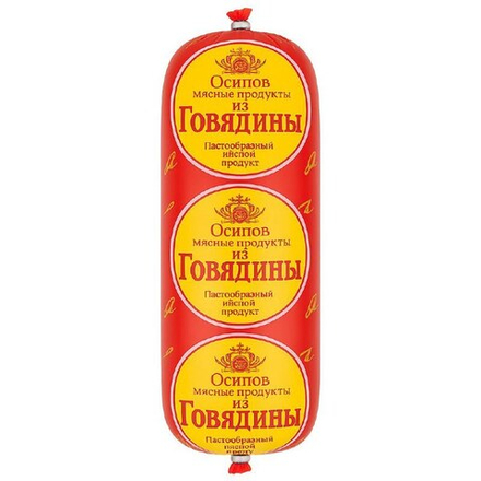Колбаса вареная Говяжья Мясные Продукты вес