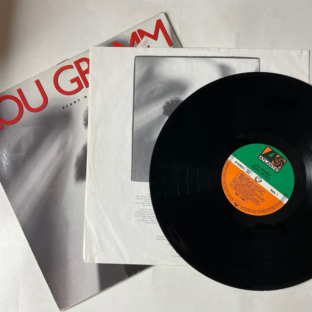 Винтажная виниловая пластинка LP Lou Gramm Ready Or Not (Germany 1987)
