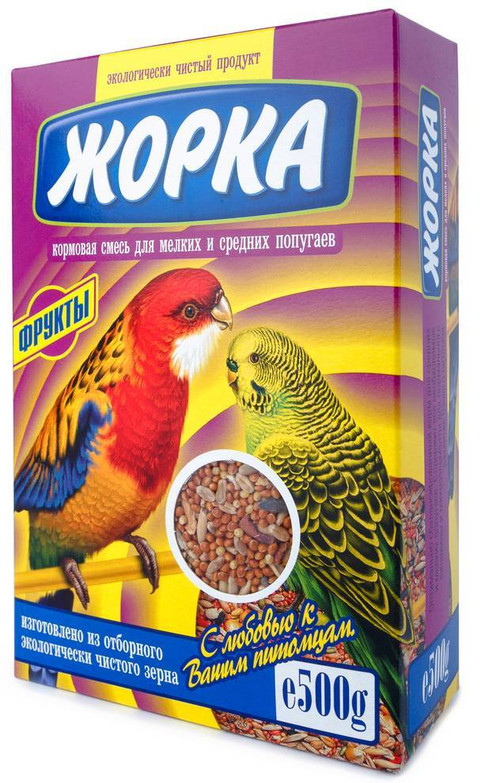 Жорка кормовая смесь для мелких и средних попугаев